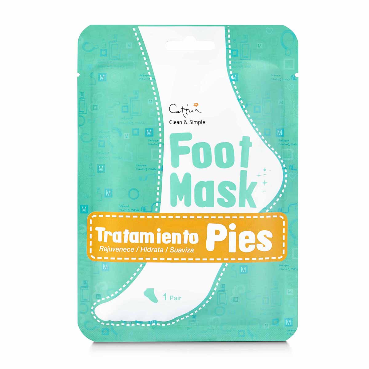 Tratamiento Para Pies Cettua Sachet x 1 Par.