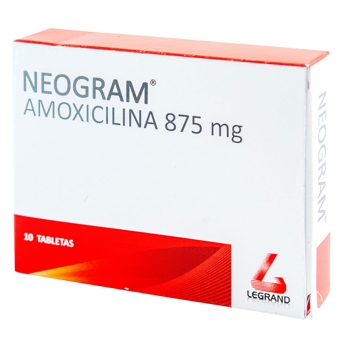Neogam 875 Mg Legrand Caja X 10 Tabletas.