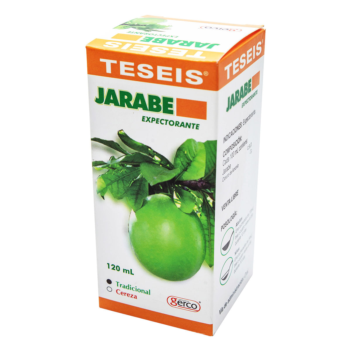 Jarabe de Totumo Teseis Gerco Tradicional Frasco x 120 mL