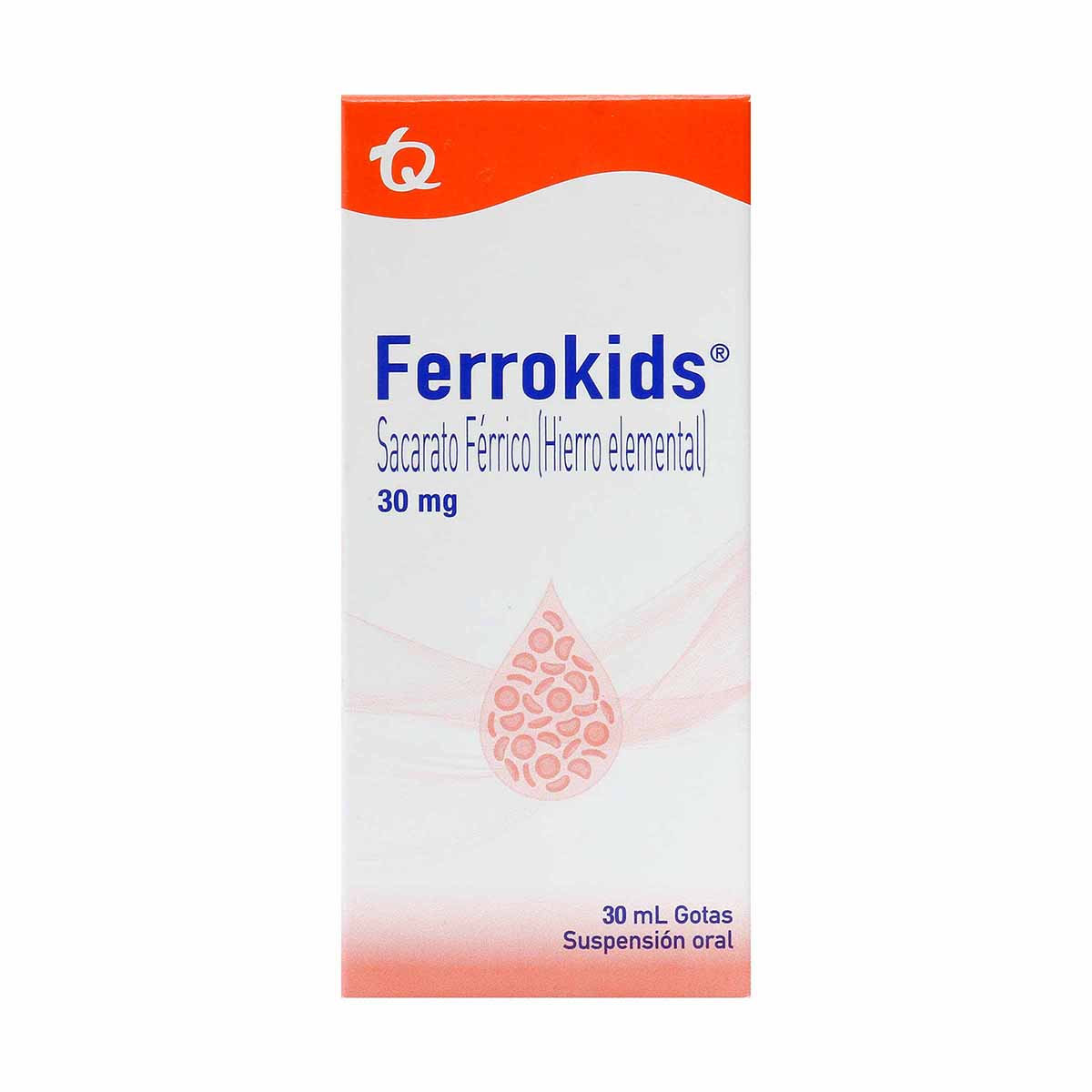 Ferrokids Sacarato Férrico Frasco Gotero X 30 Ml.