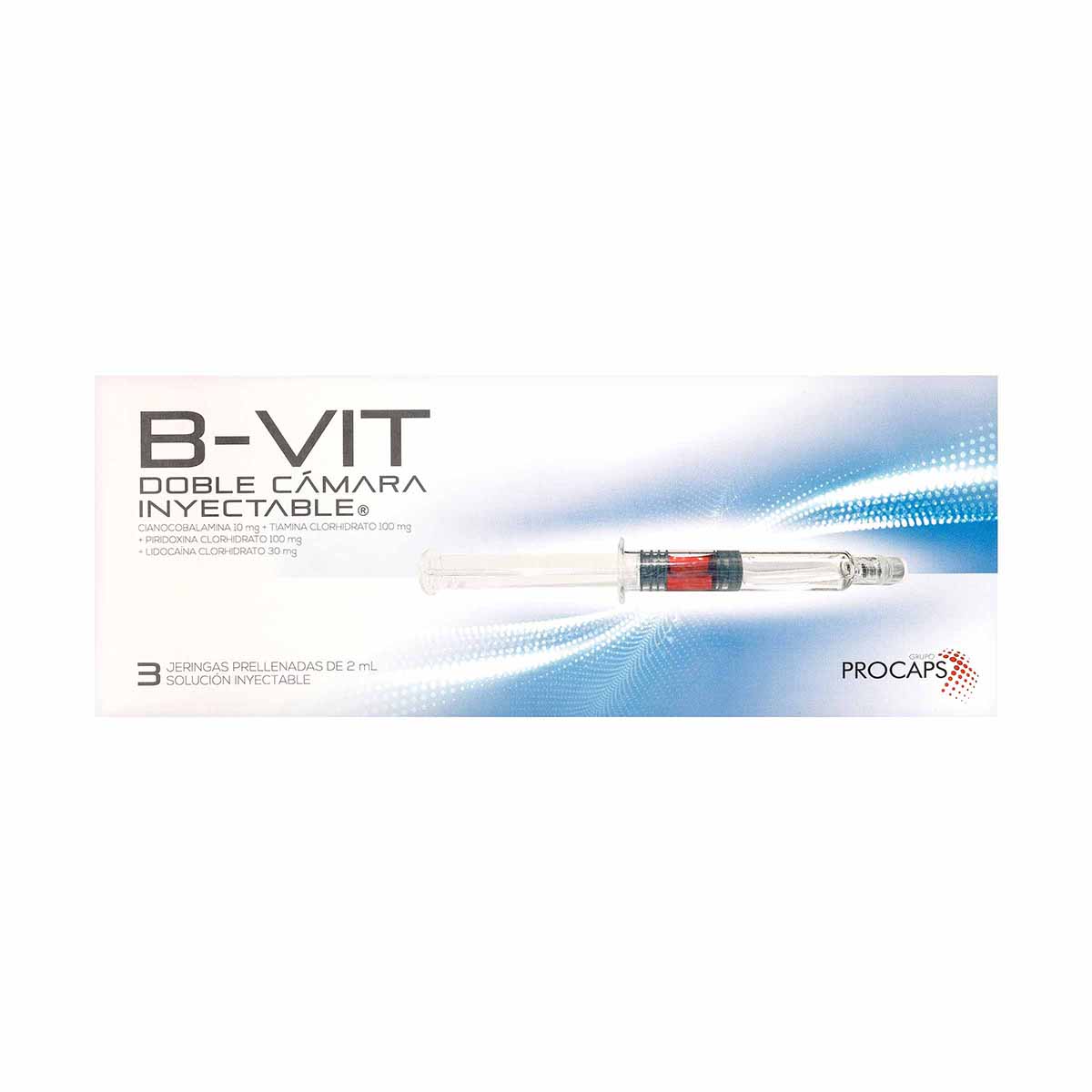 B-Vit Doble Cámara Procaps Caja x 3 Jeringas