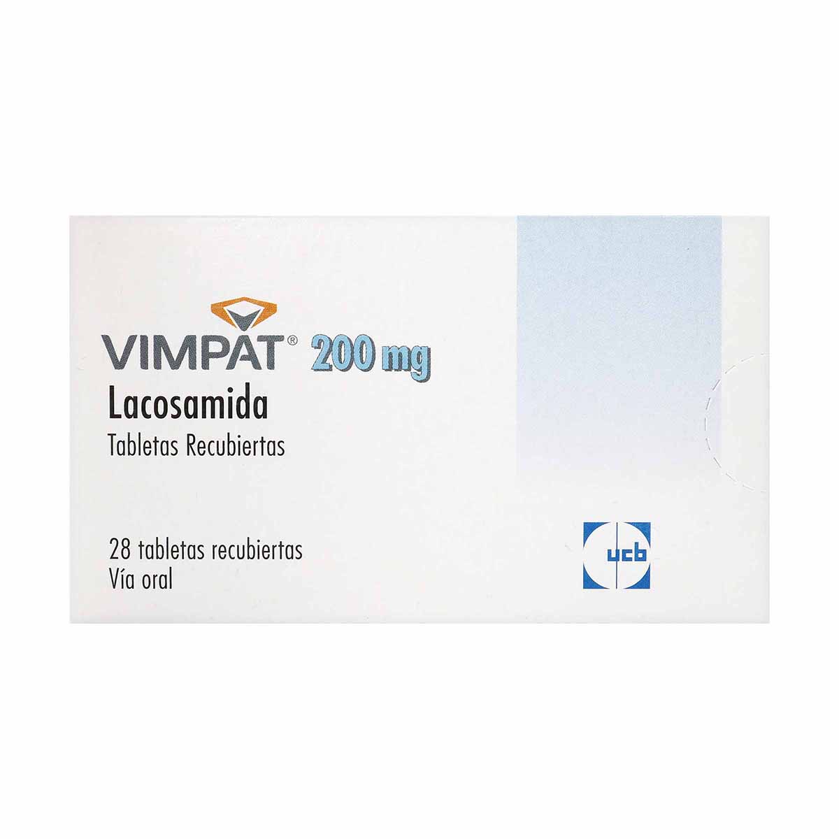 Vimpat 200 Mg Biopas Caja X 28 Comprimidos Recubiertos.