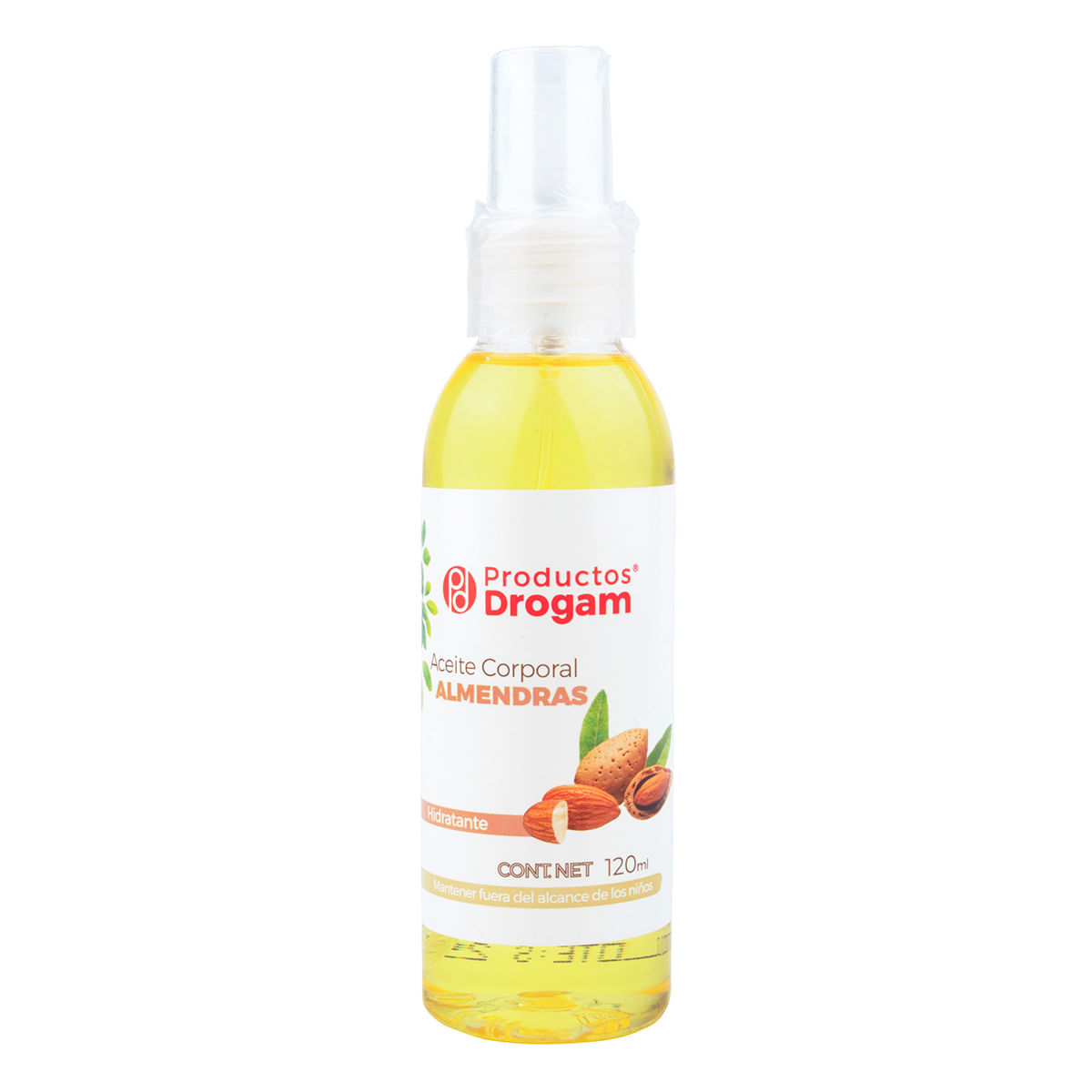 Aceite Corporal PD Almendras Spray x 120 mL.