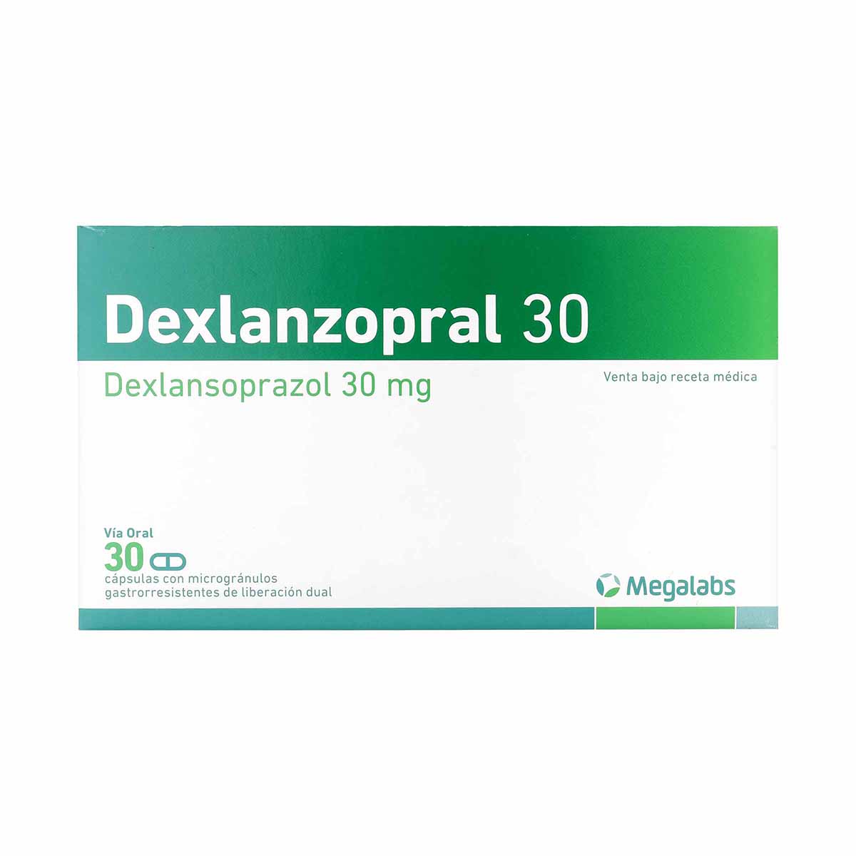 Dexlanzopral 30 Mg Roemmers Caja X 30 Cápsulas.