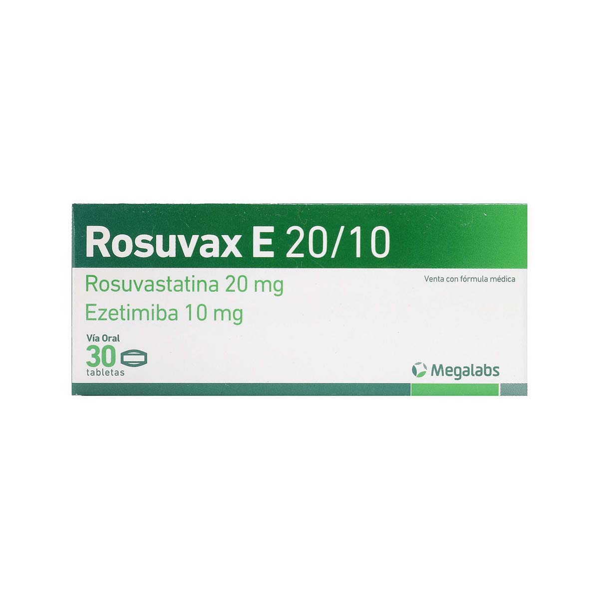 Rosuvax E 20 Mg/10 Mg Garmisch Caja X 30 Tabletas.