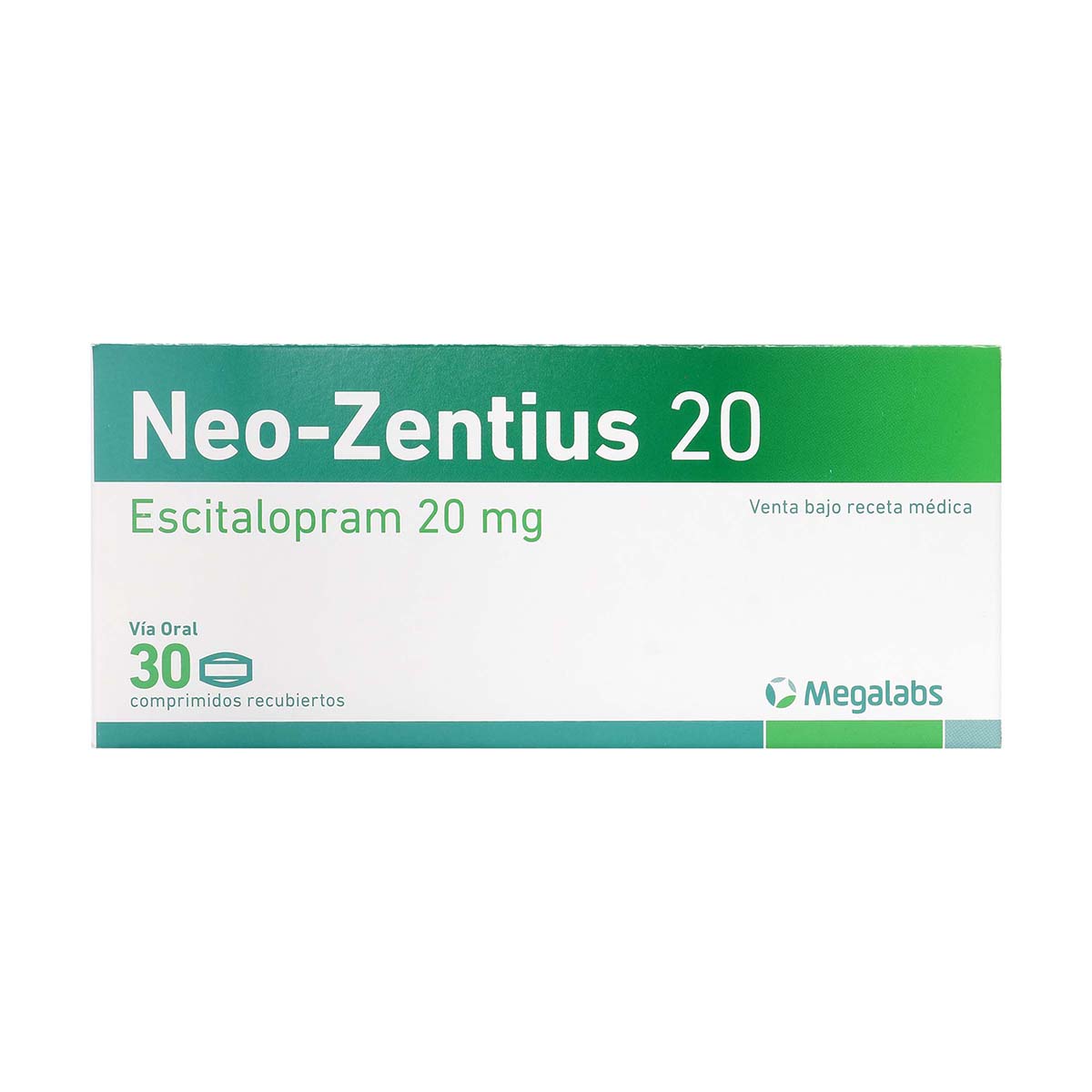 NEO ZENTIUS 20 MG 30 TAB RECS