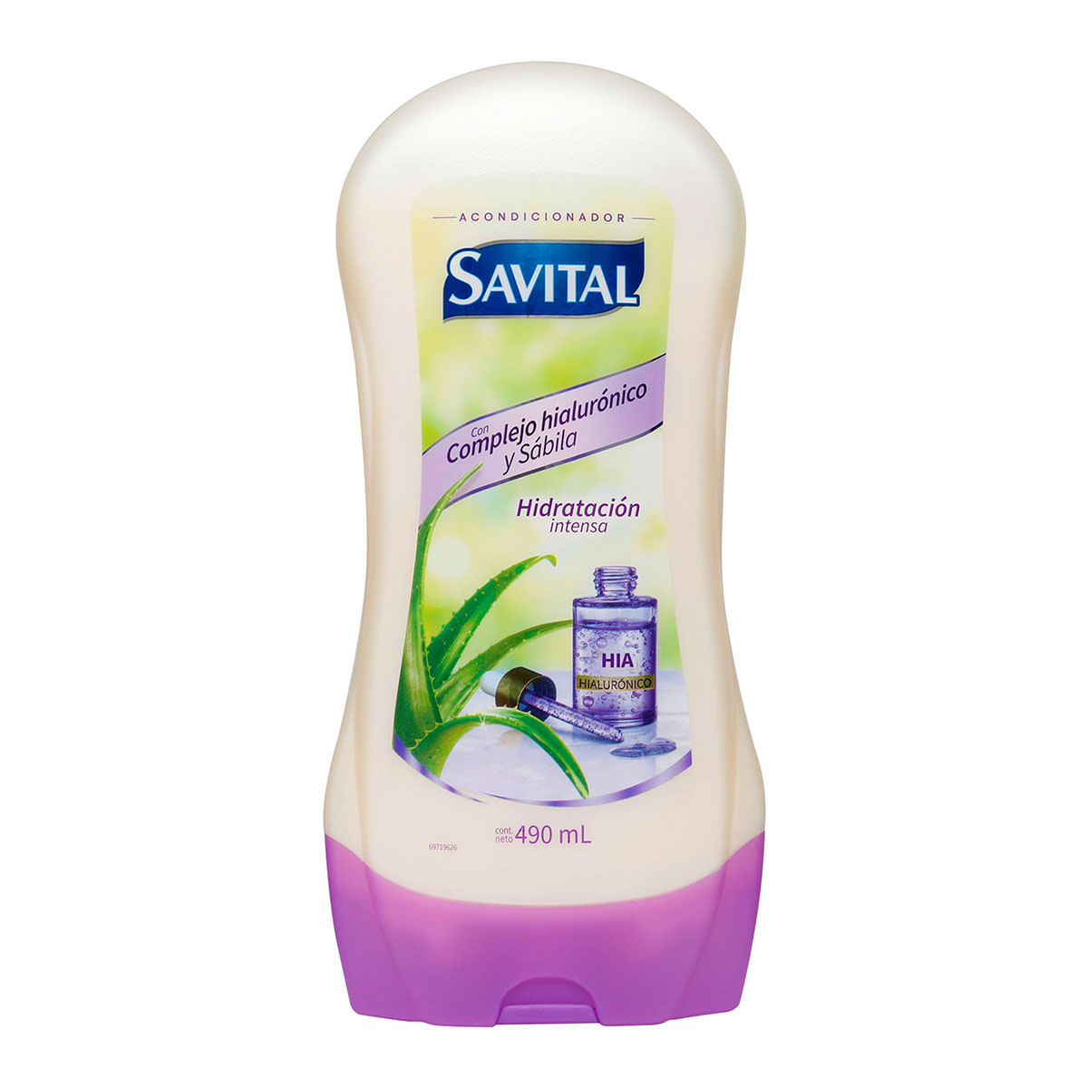 Acondicionador Savital con Complejo Hialurónico y Sábila Frasco x 490 mL