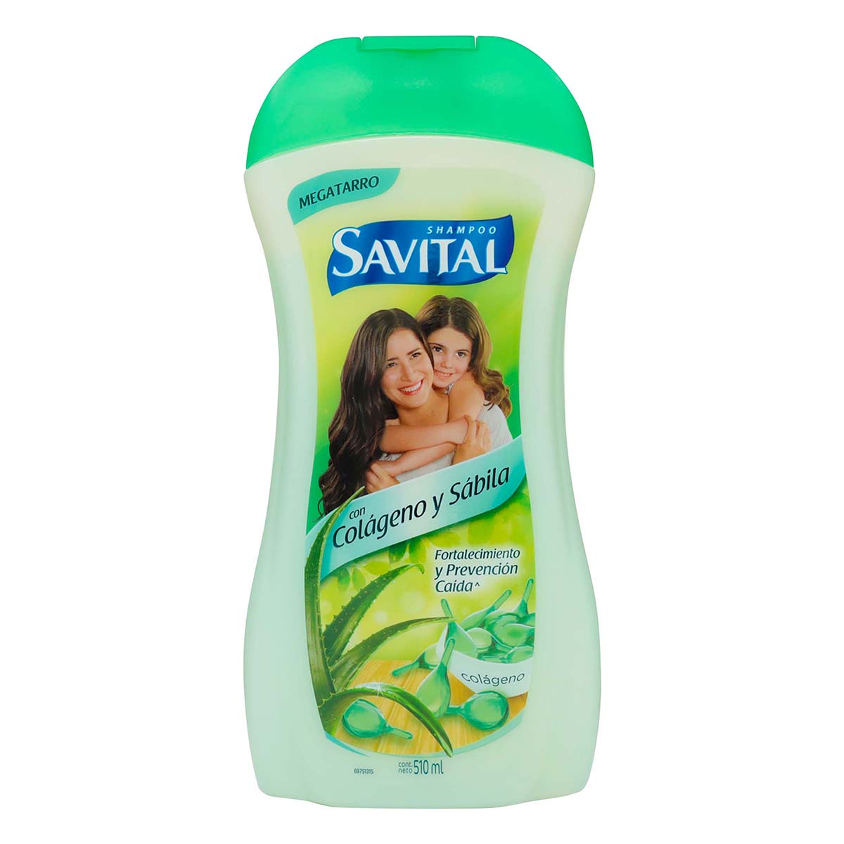 Shampoo Savital Megatarro con Colágeno y Sábila Frasco x 510 mL