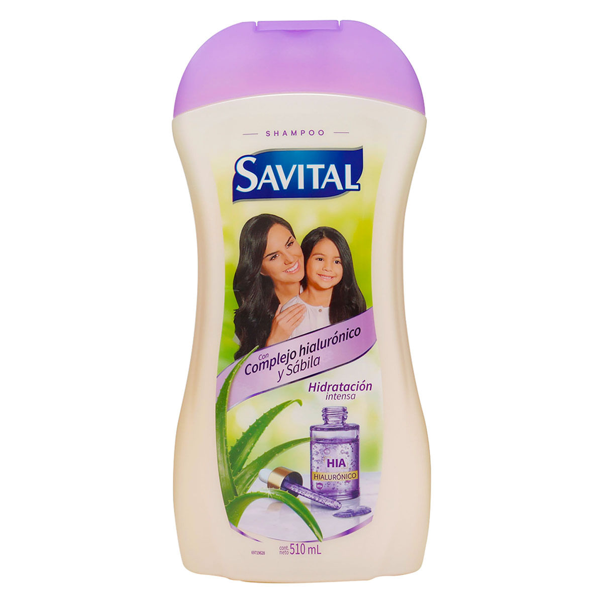 Shampoo Savital con Complejo Hialurónico y Sábila Frasco x 510 mL