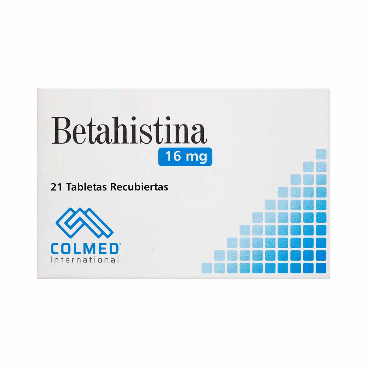 Betahistina 16 Mg Caja X 21 Tabletas.