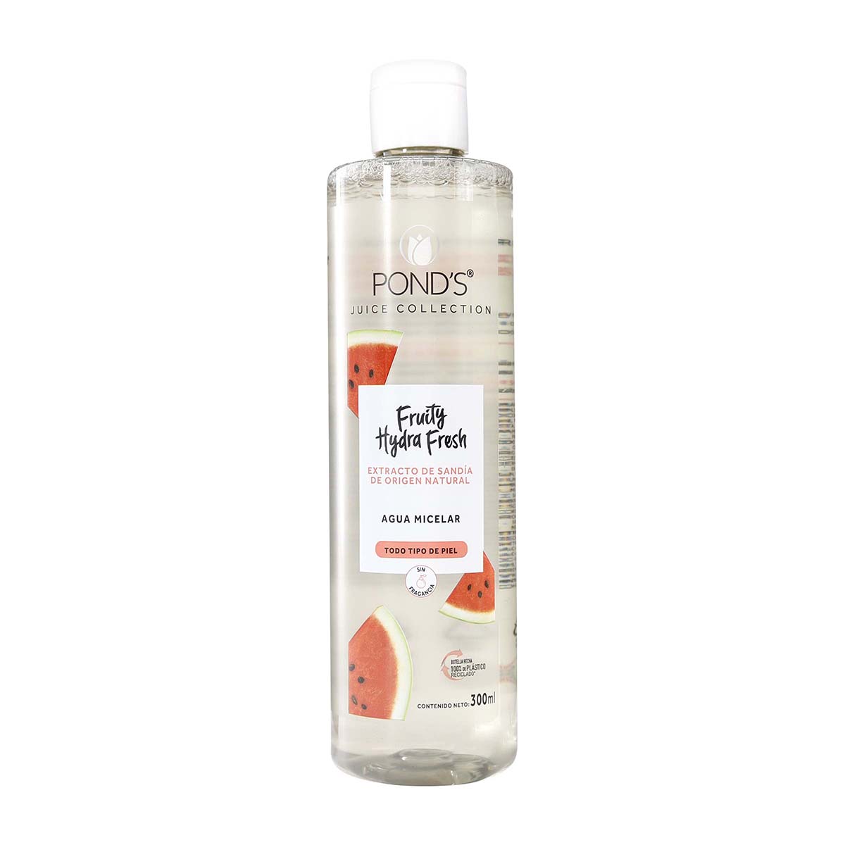 Agua micelar Ponds Fruity Hydra Fresh Extracto de Sandia Frasco x 300 mL