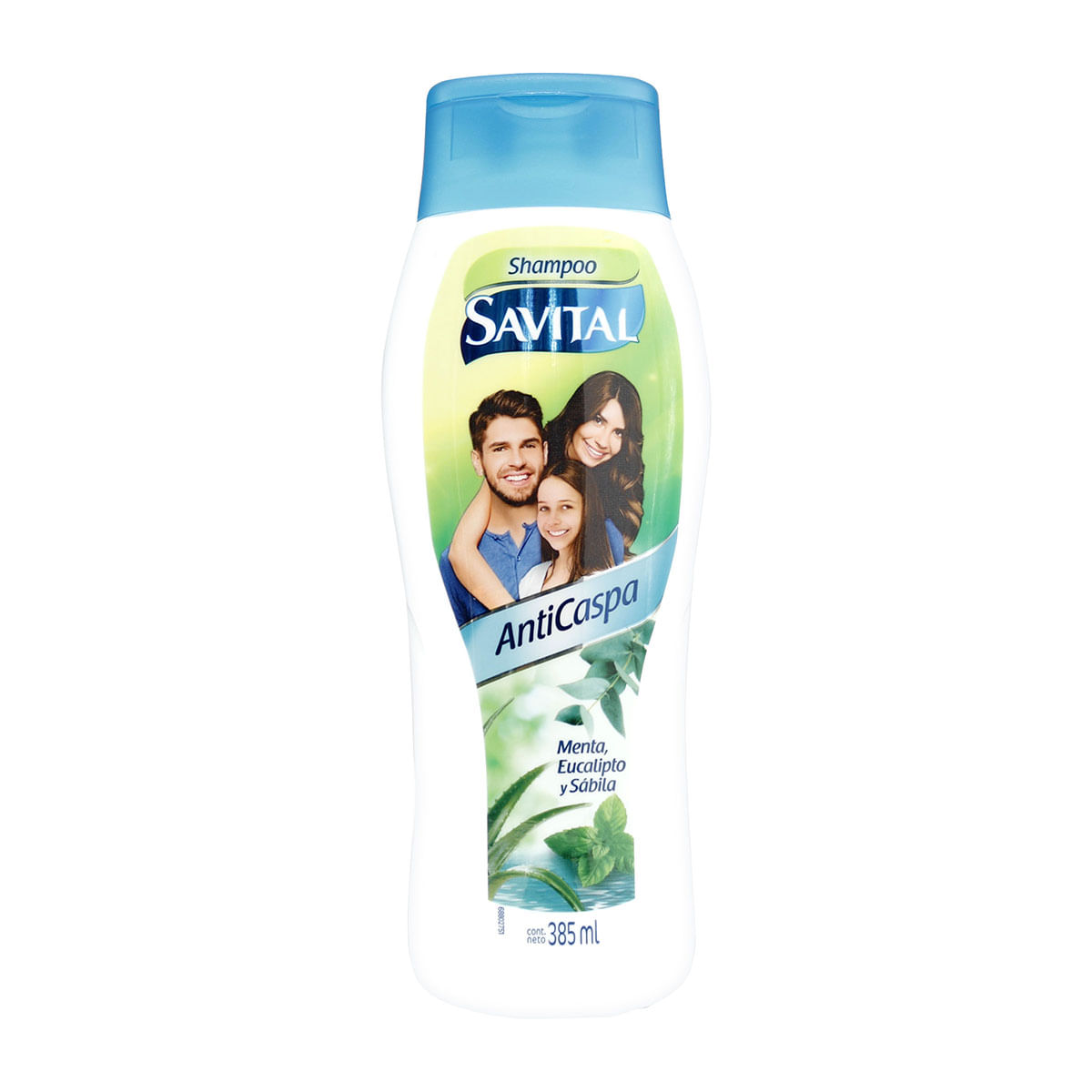 Shampoo Savital Anticaspa Menta-Eucalipto y Sábila Frasco x 385 mL