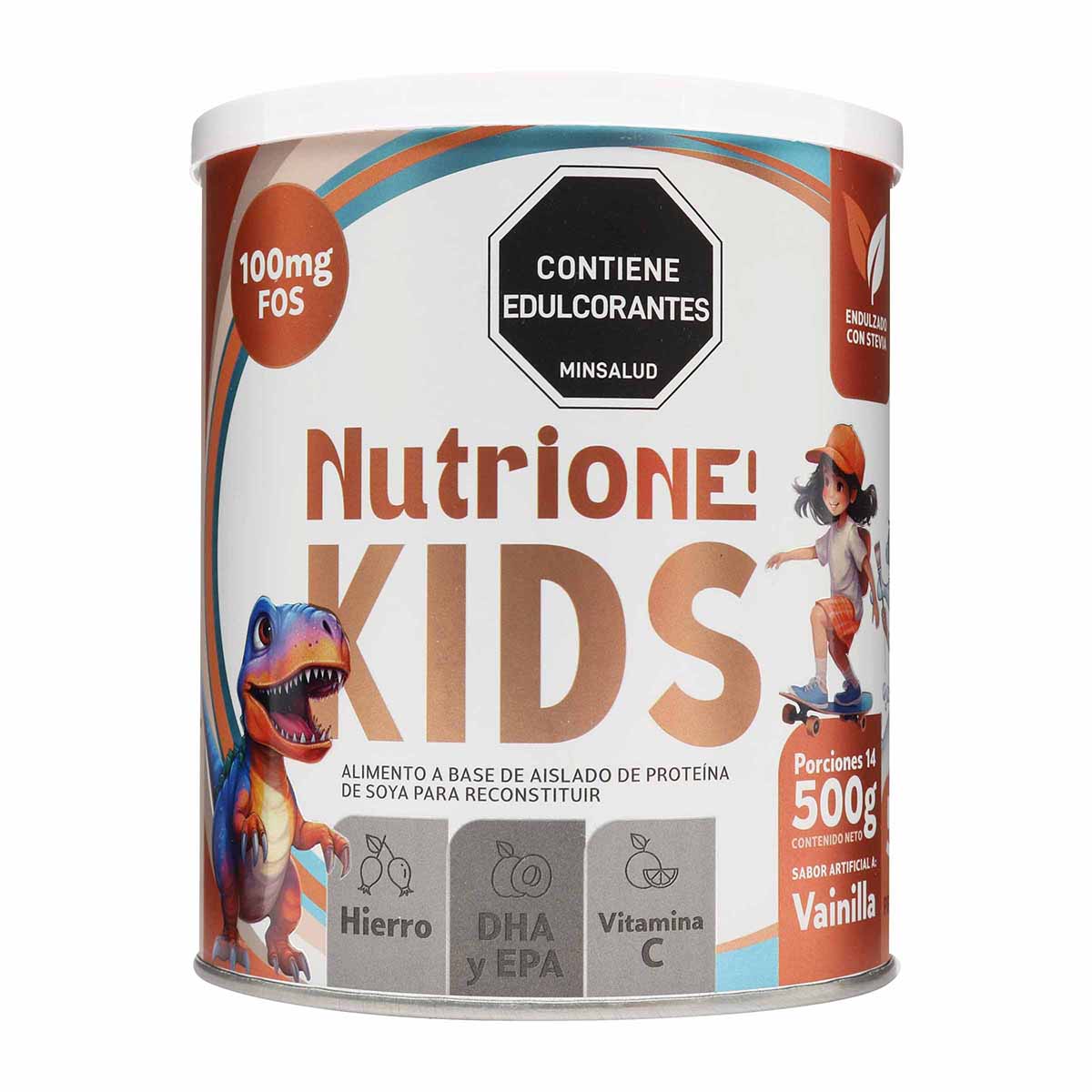 Alimento en Polvo Nutrione Kids Sabor Vainilla Tarro x 500 g