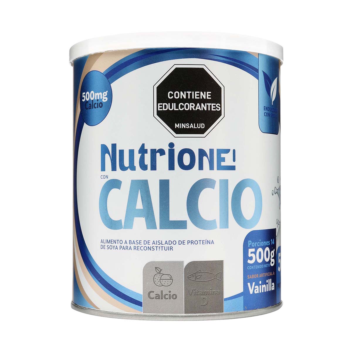 Alimento en Polvo Nutrione con Calcio Sabor Vainilla Tarro x 500 g