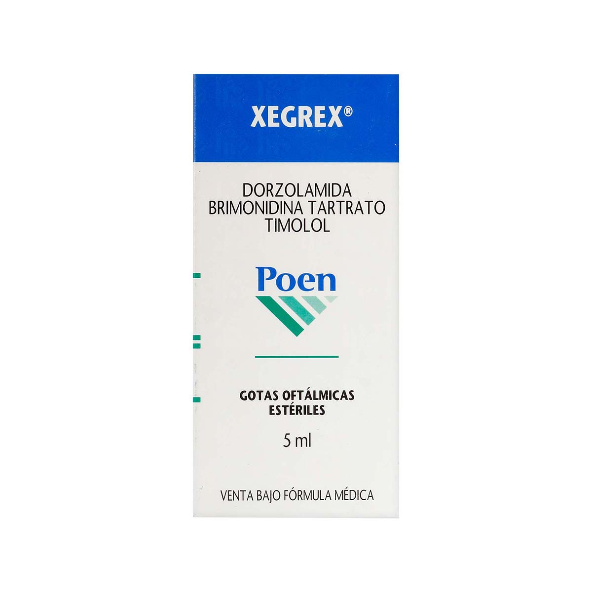 Gotas Oftálmicas Xegrex Poen Frasco X 5 Ml.