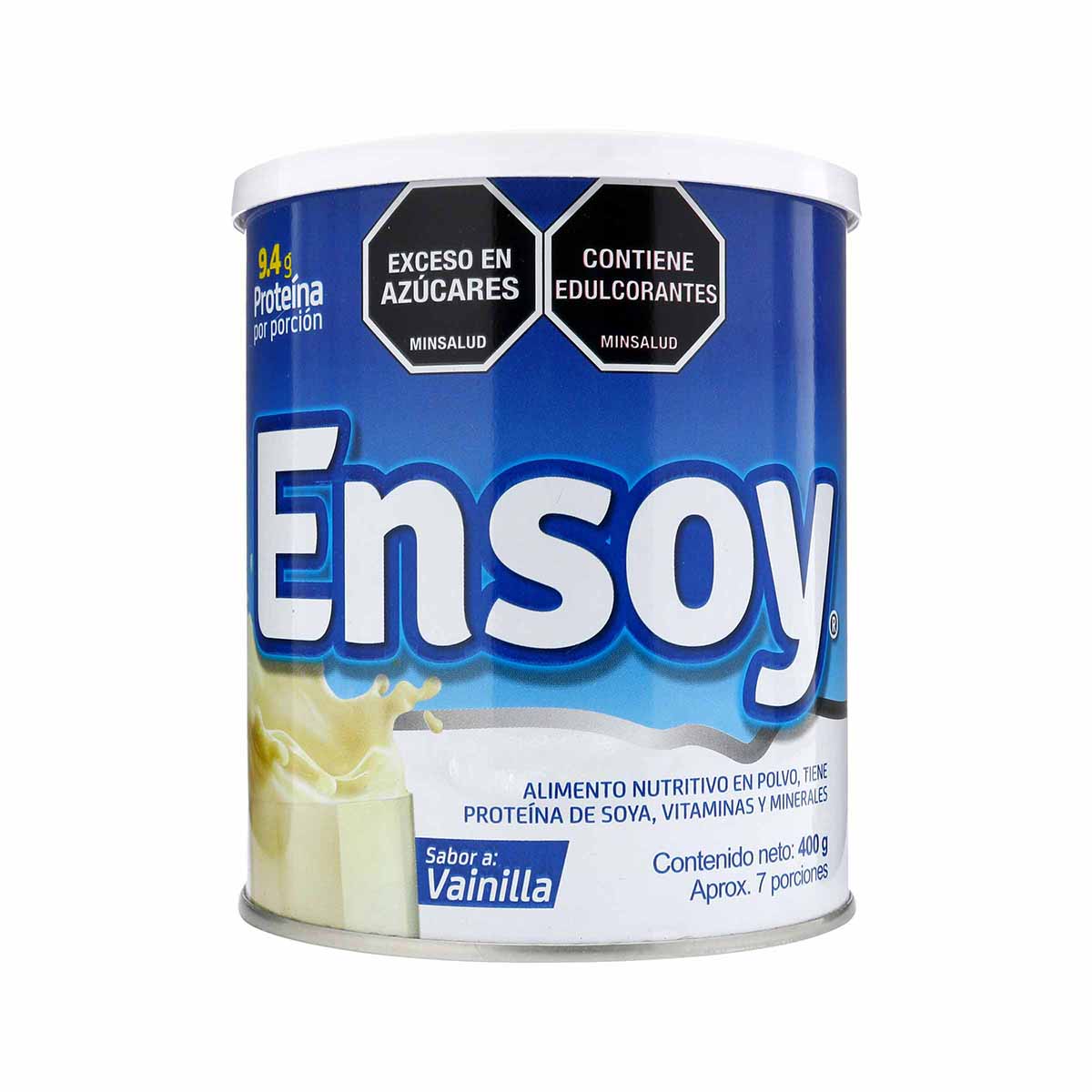 Alimento Ensoy Vainilla Polvo Tarro X 400 G.