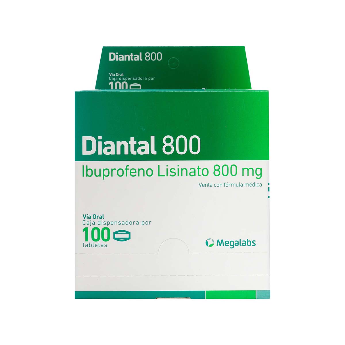Diantal 800 Mg Roemmers Caja X 100 Tabletas.