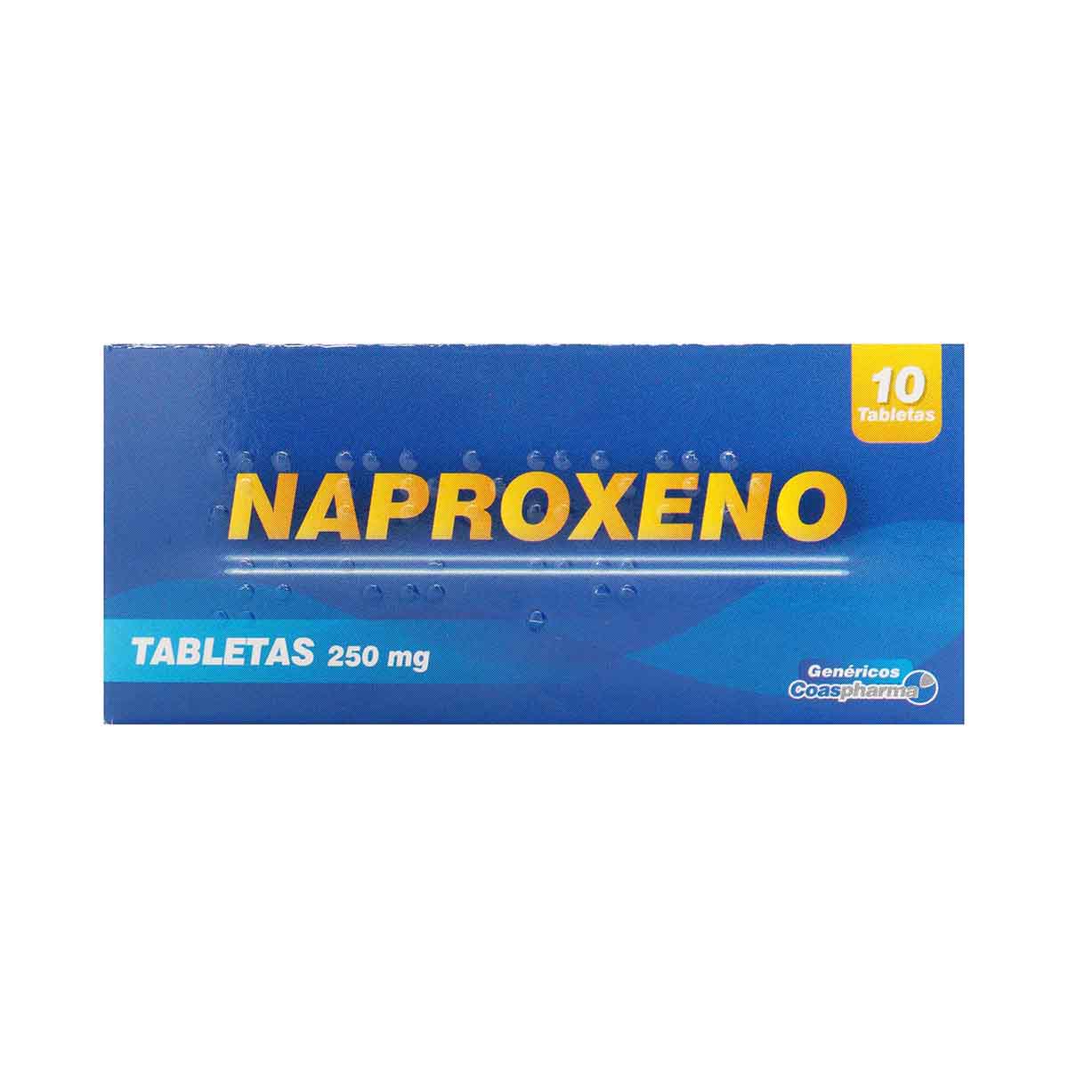 Naproxeno 250 mg Coaspharma Caja x 10 Tabletas