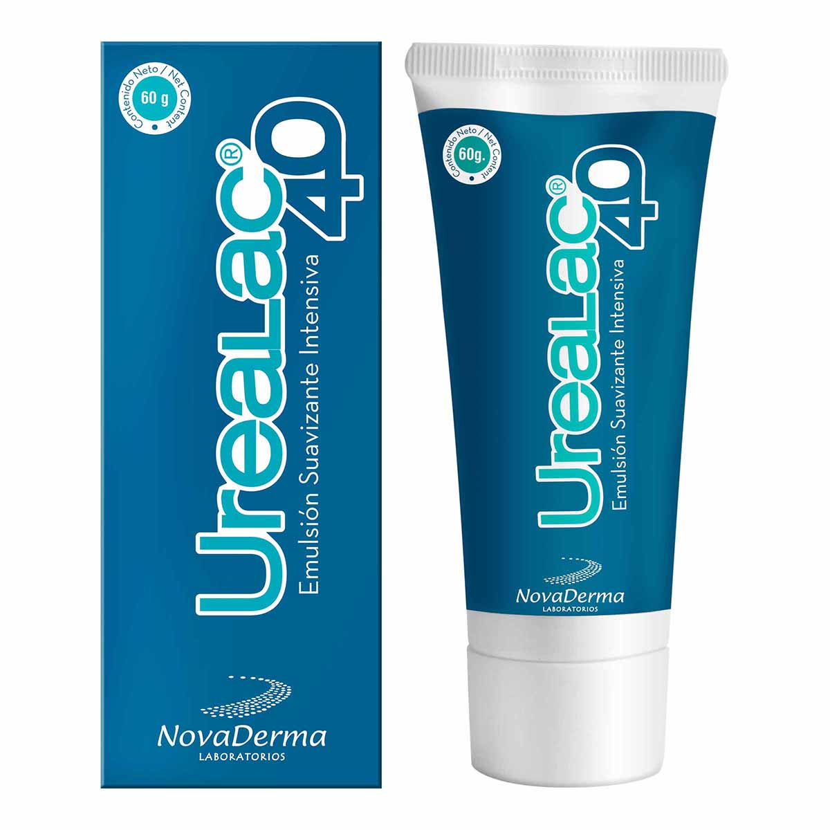 Emulsión Urealac 40 Novaderma Suavizante Intensiva Tubo X 60 G.