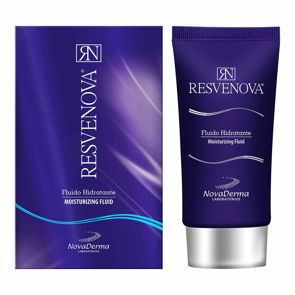 Fluido Facial Ultrahidratante Resvenova Novaderma Tubo x 50 g