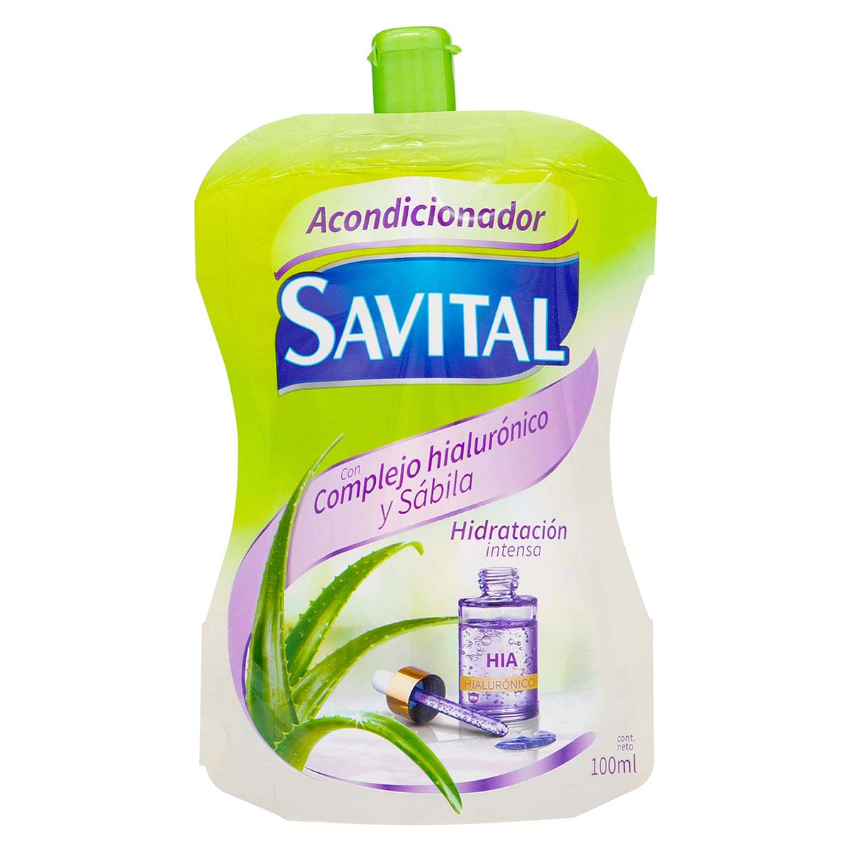 Acondicionador Savital con Complejo Hialurónico y Sábila Doypack x 100 mL
