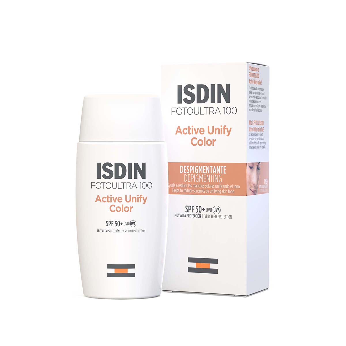 Despigmentante Active Unify Color Isdin Fotoultra 100 Frasco x 50 mL