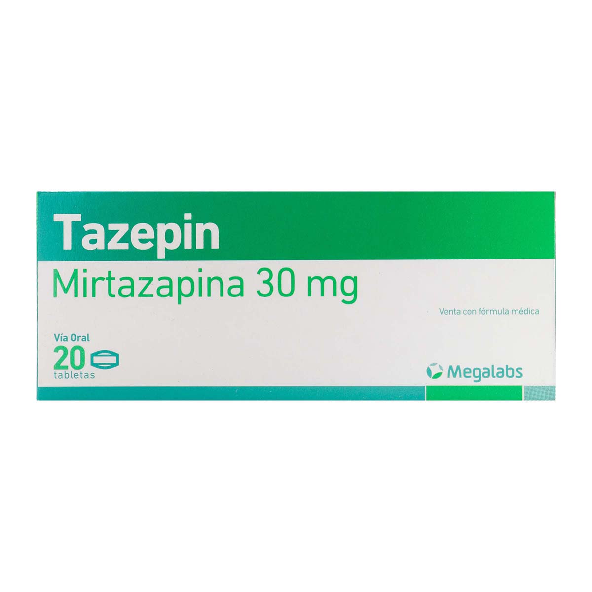 . Tazepin 30 Mg Garmisch Caja x 20 Tabletas