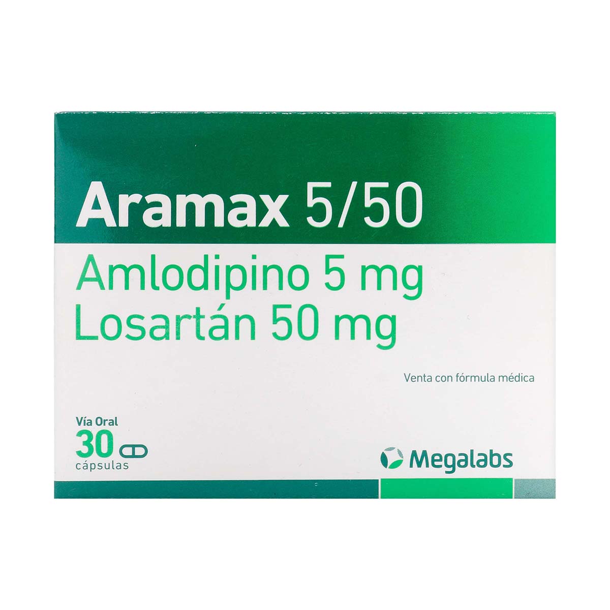 Aramax 5 Mg/50 Mg Garmisch Caja X 30 Cápsulas.