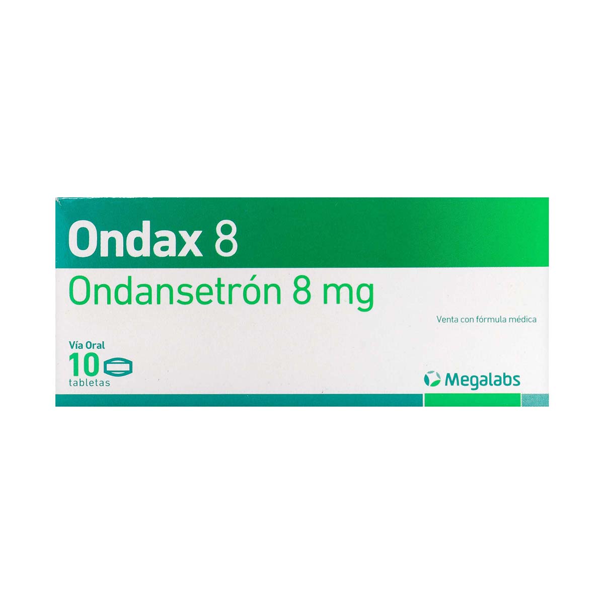 Ondax 8 mg Megalabs Caja x 10 Tabletas