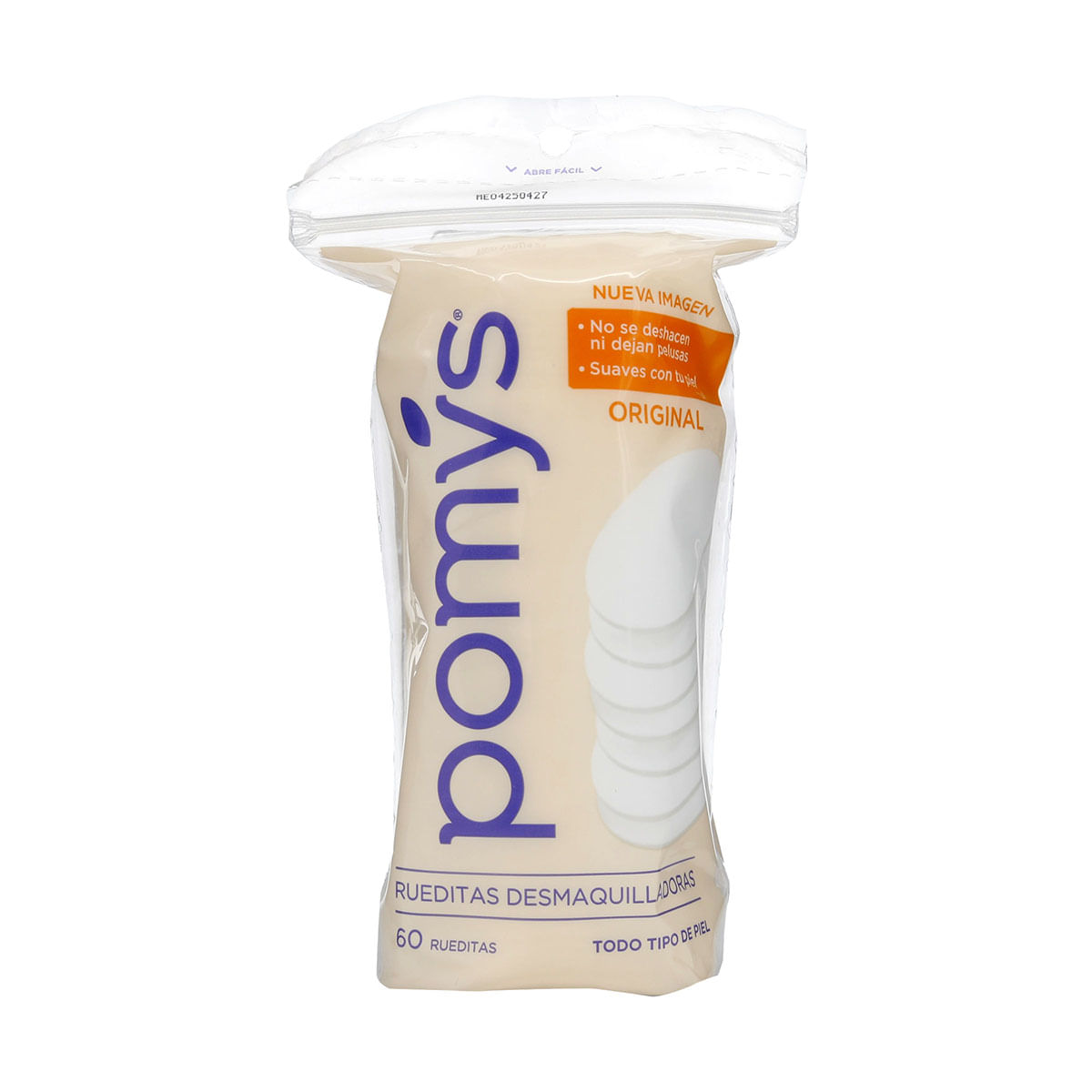 Rueditas Desmaquilladoras Familia Pomys Original Paquete X 60 Uds.