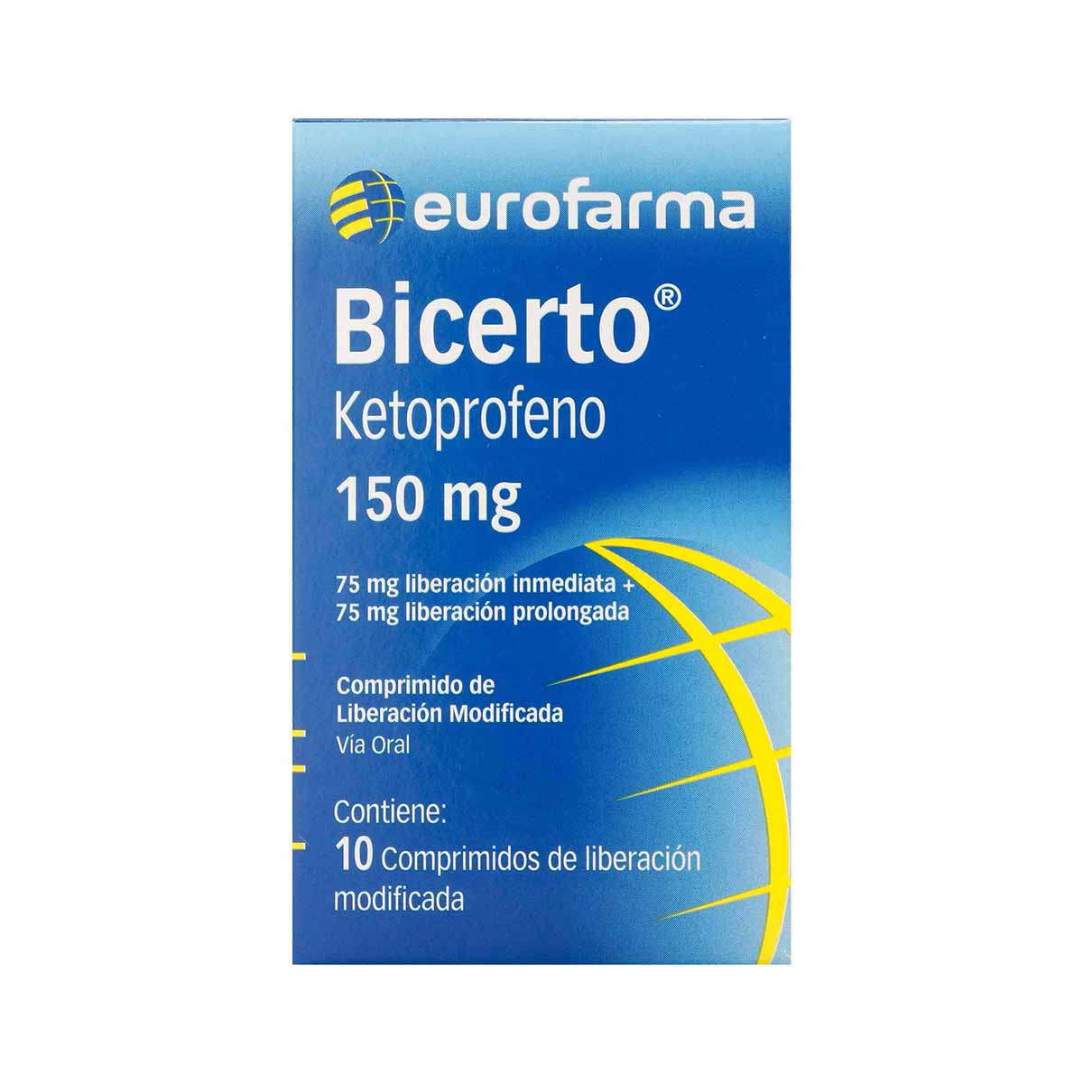 Bicerto 150 mg Eurofarma Caja x 10 Comprimidos