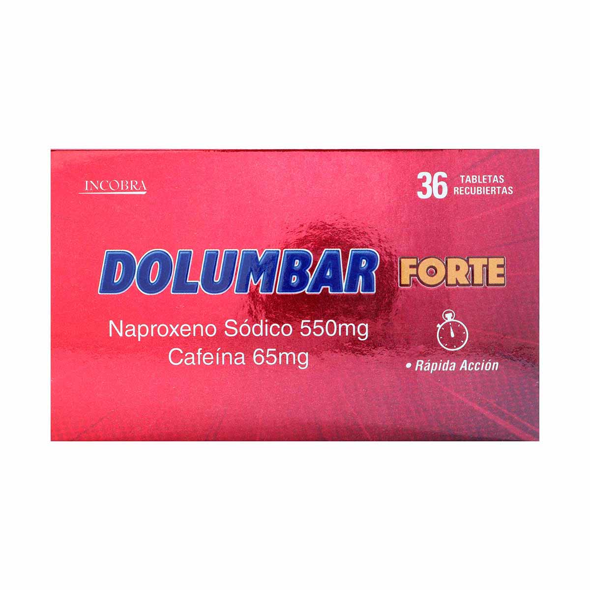Dolumbar Forte Incobra Caja x 36 Tabletas Recubiertas
