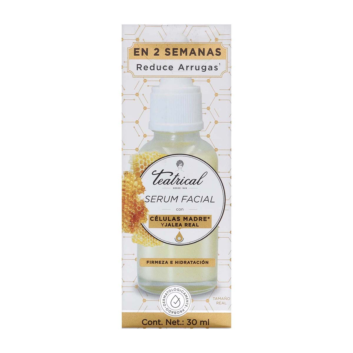 Serum Facial con Células Madre y Jalea Real Teatrical Frasco x 30 mL