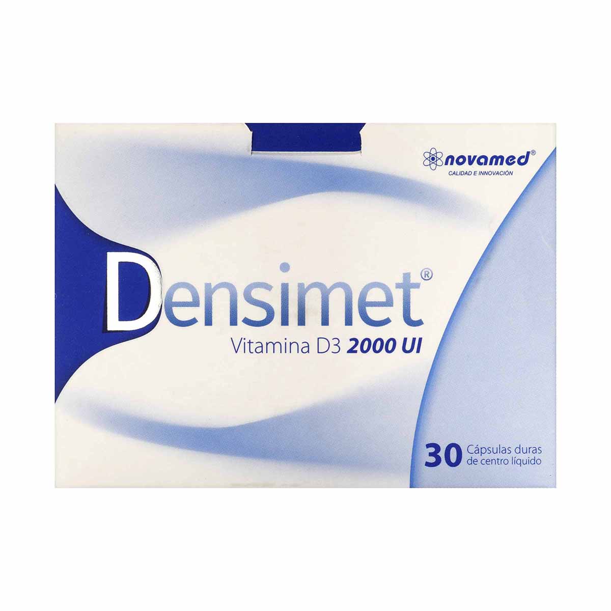 Vitamina D3 Densimet 2000 UI Novamed Caja x 30 Cápsulas Duras
