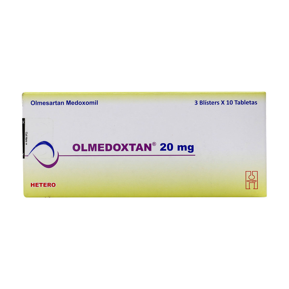 Olmesartán Medoxomil 20 mg Seven Pharma Caja x 30 Tabletas