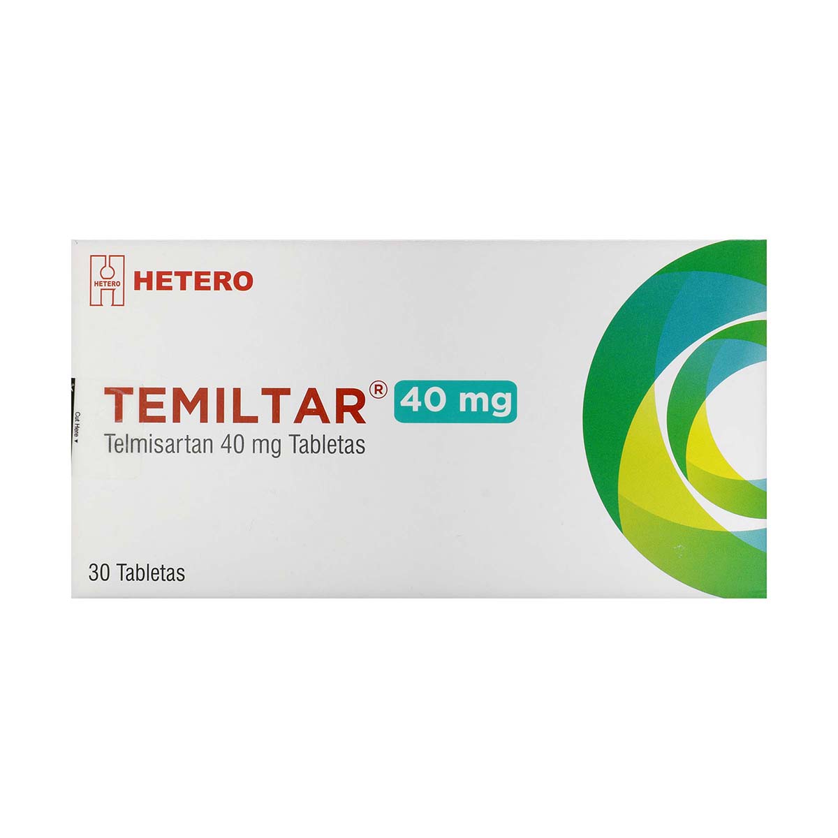 Temiltar 40 mg Seven Pharma Caja x 30 Tabletas