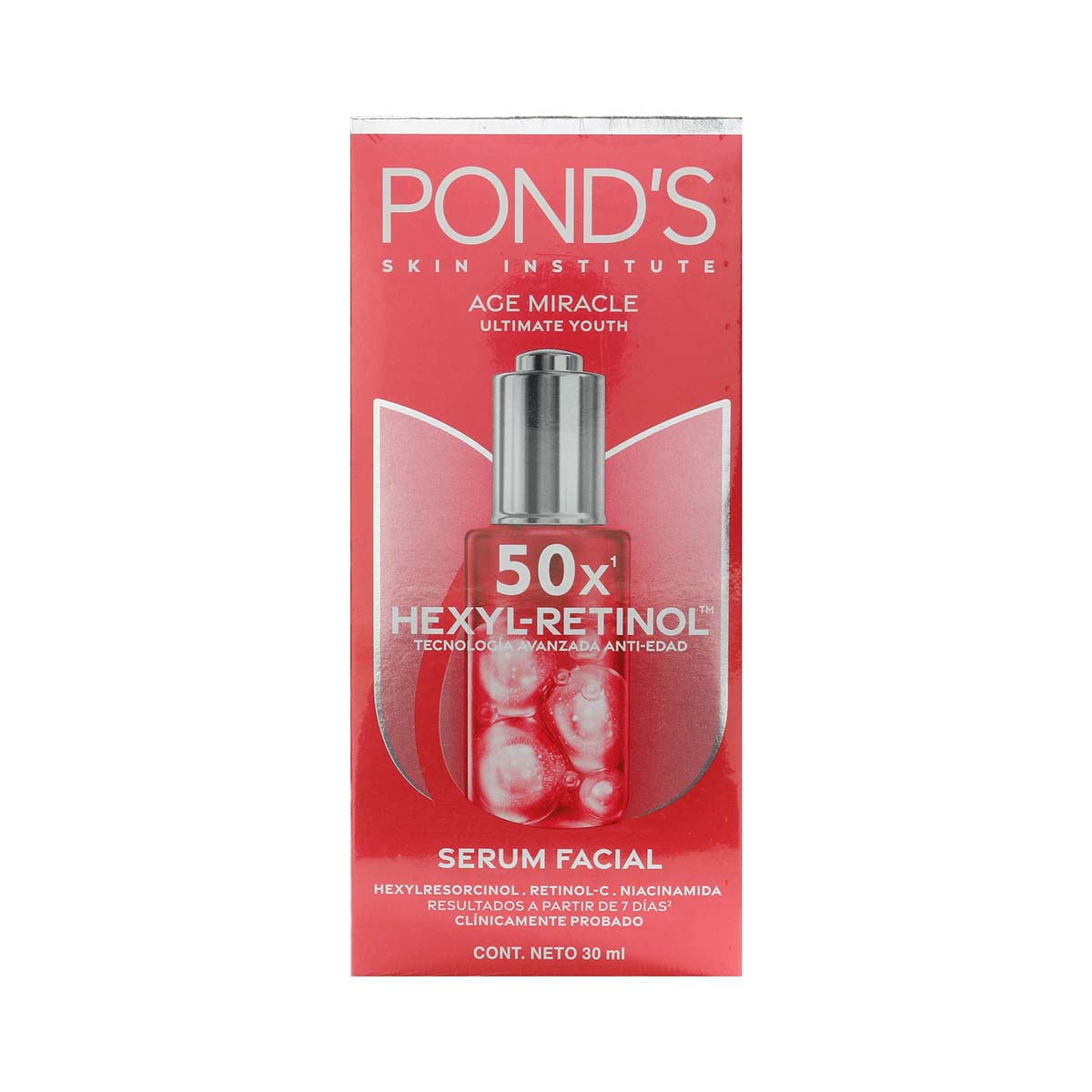 Sérum Facial Ponds Age Miracle Anti-Edad 50x Hexyl-Retinol Frasco x 30 g