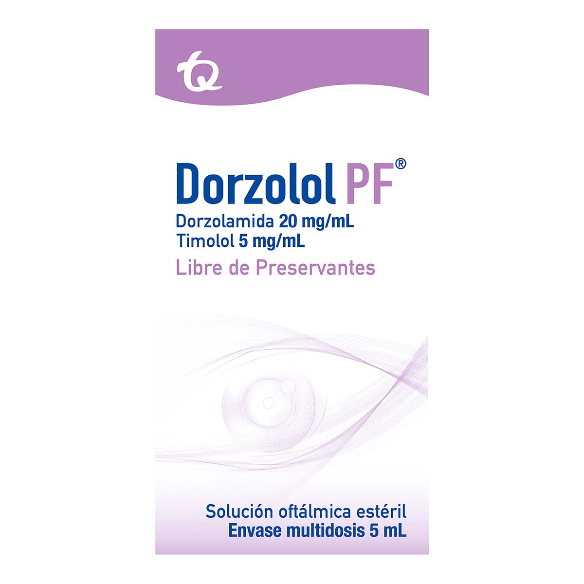 Solución Oftálmica Estéril Dorzolol PF Frasco x 5 mL