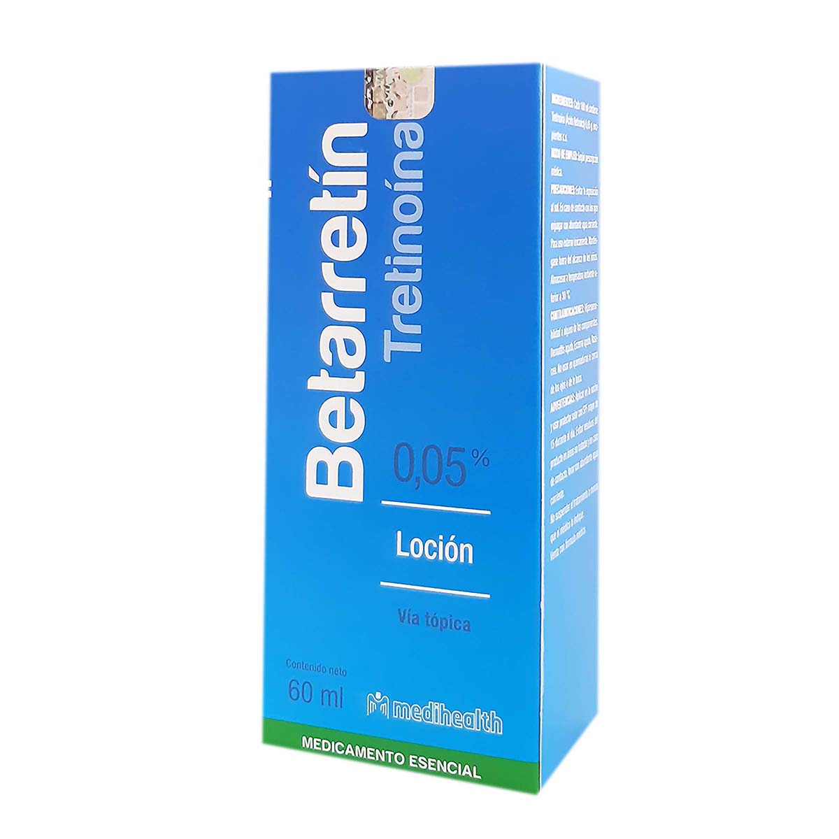 Loción Tópica Betarretín 0.05% Medihealth Frasco X 60 Ml.