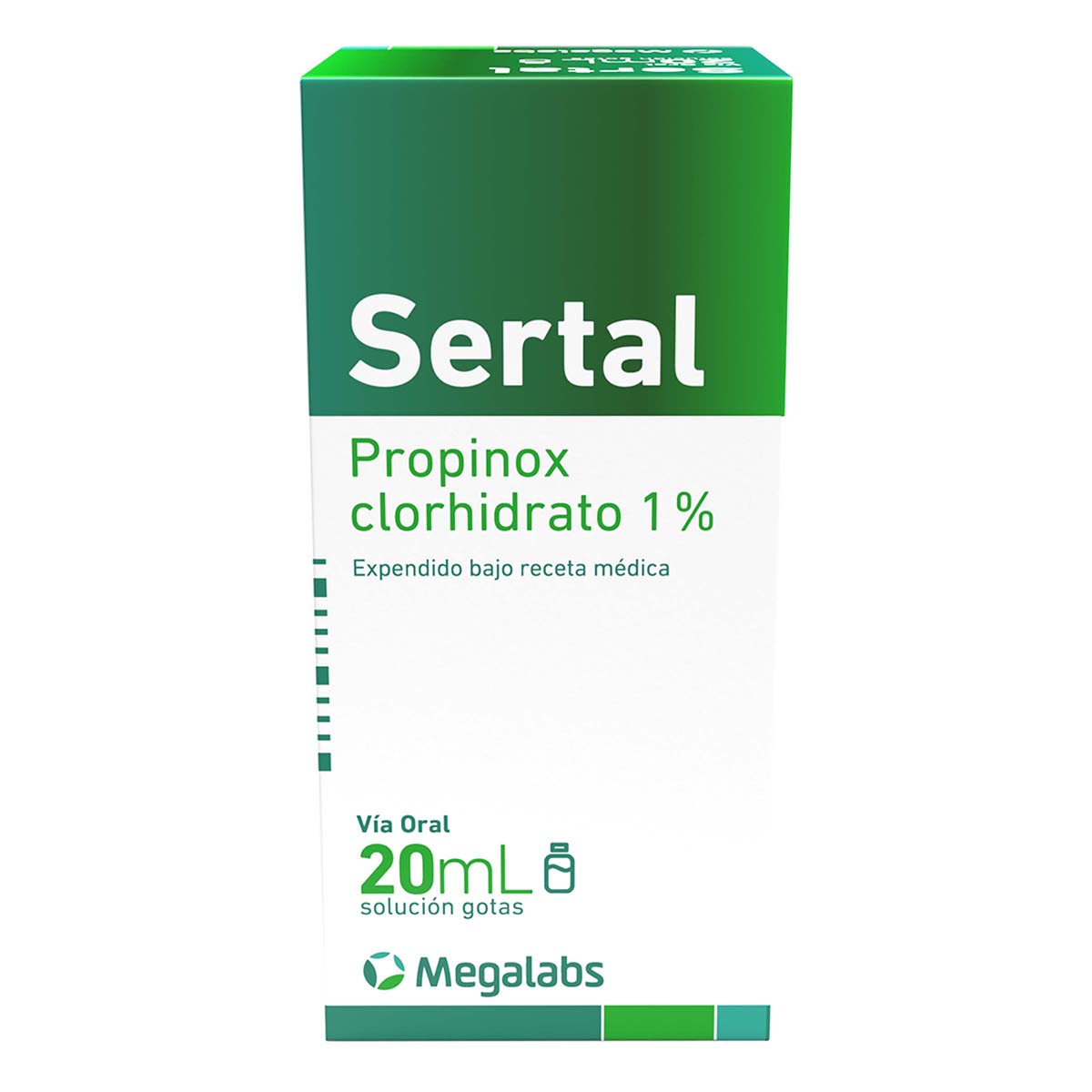 Solución Oral Sertal 1% Roemmers Gotas Frasco X 20 Ml.