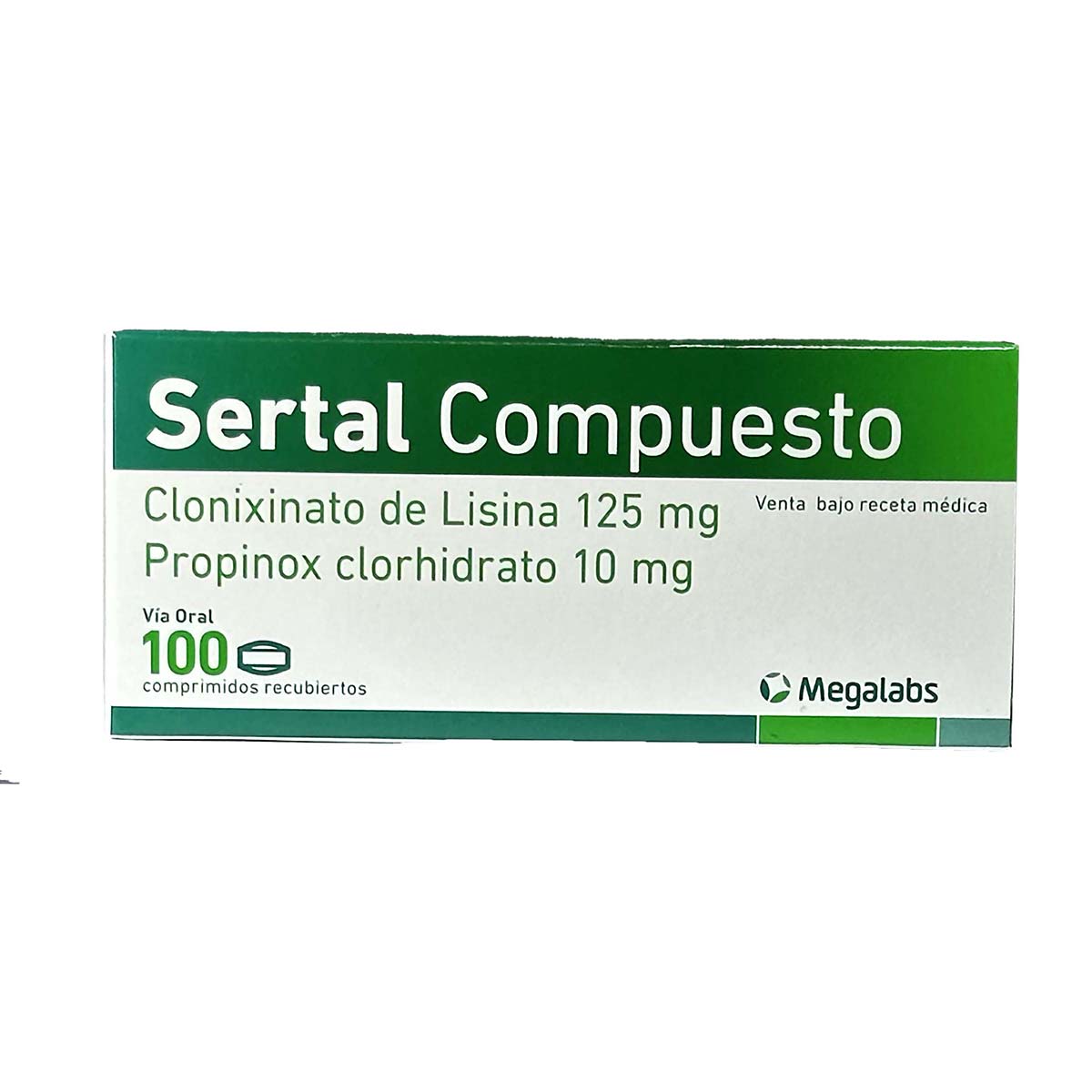 Sertal Compuesto Roemmers Caja X 100 Comprimidos Recubiertos.