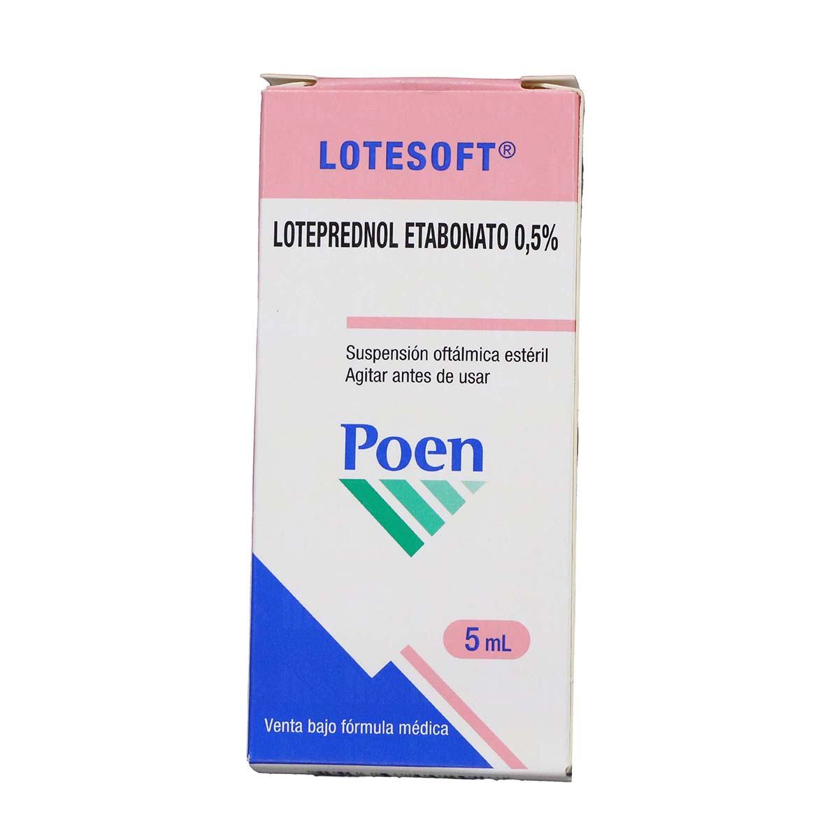 Suspensión Oftálmica Lotesoft 0.5% Poen Frasco X 5 Ml.