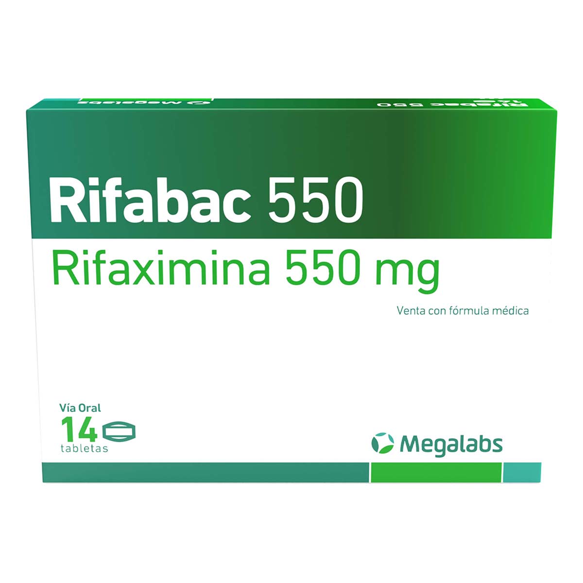 Rifabac 550 Mg Garmisch Caja X 14 Tabletas.