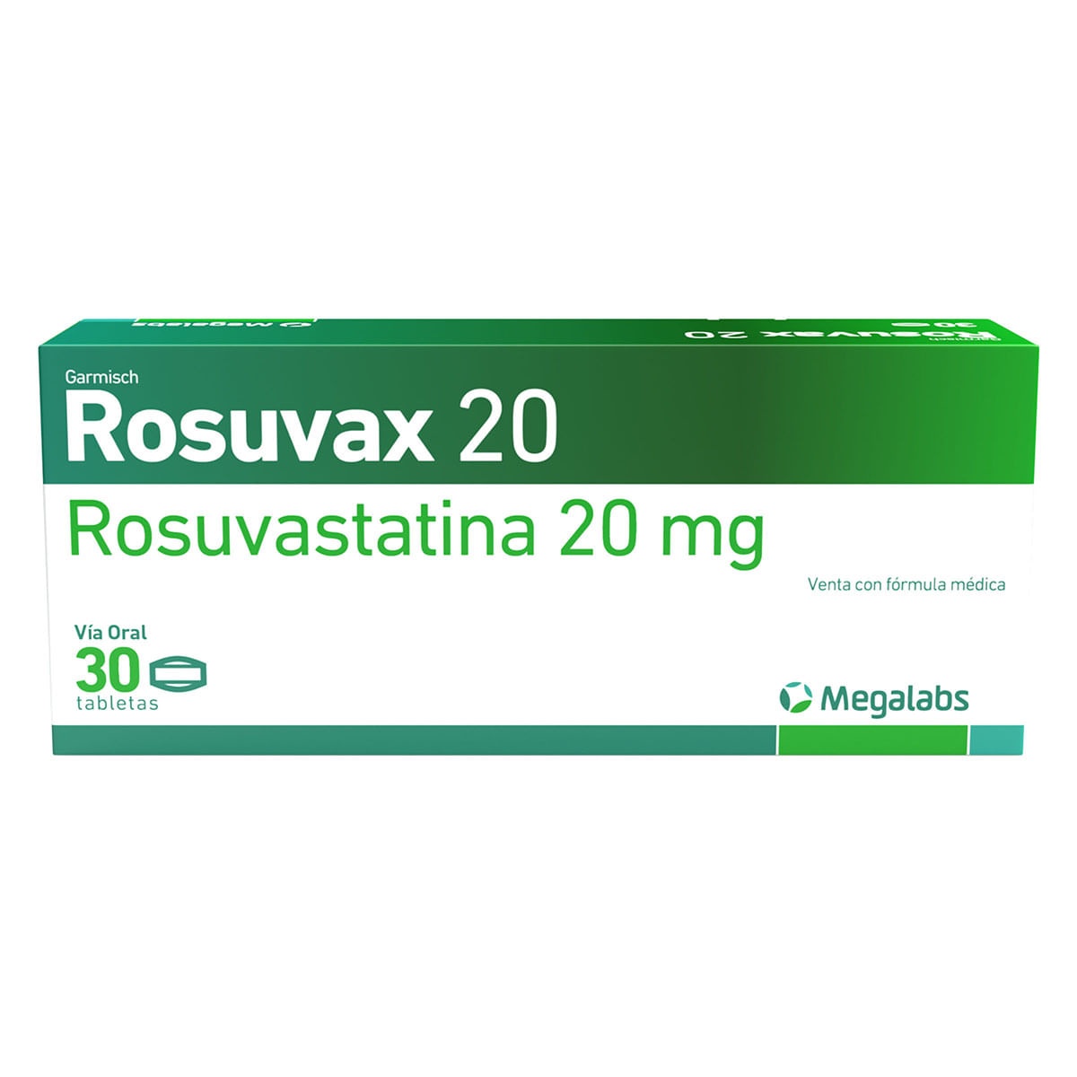 Rosuvax 20 Mg Garmisch Caja X 30 Tabletas.