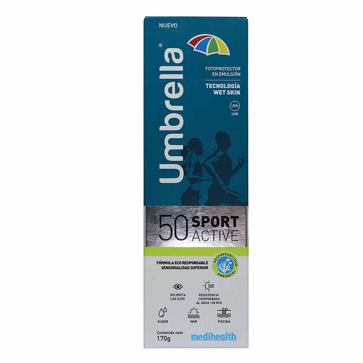 Protector Solar Umbrella Sport Active SPF 50 Tubo x 170 g.
