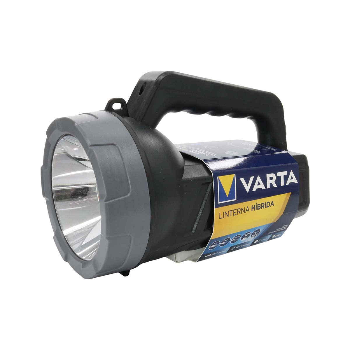 Linterna Hibrida Varta Recargable de 110 Lúmenes