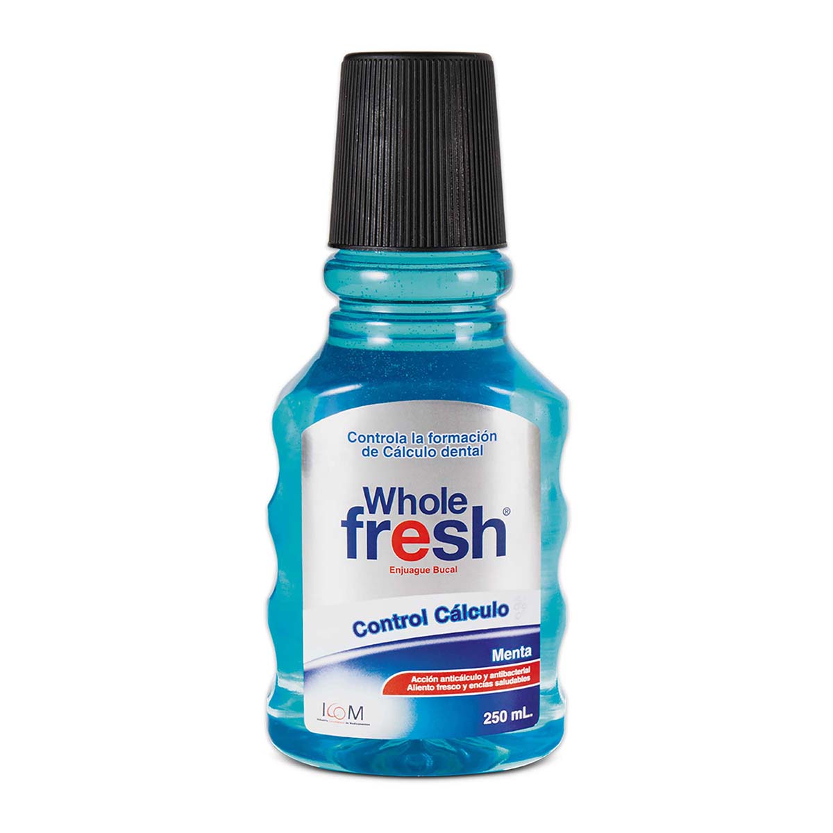 Enjuague Bucal Icom Whole Fresh Control Cálculo Menta Frasco x 250 mL