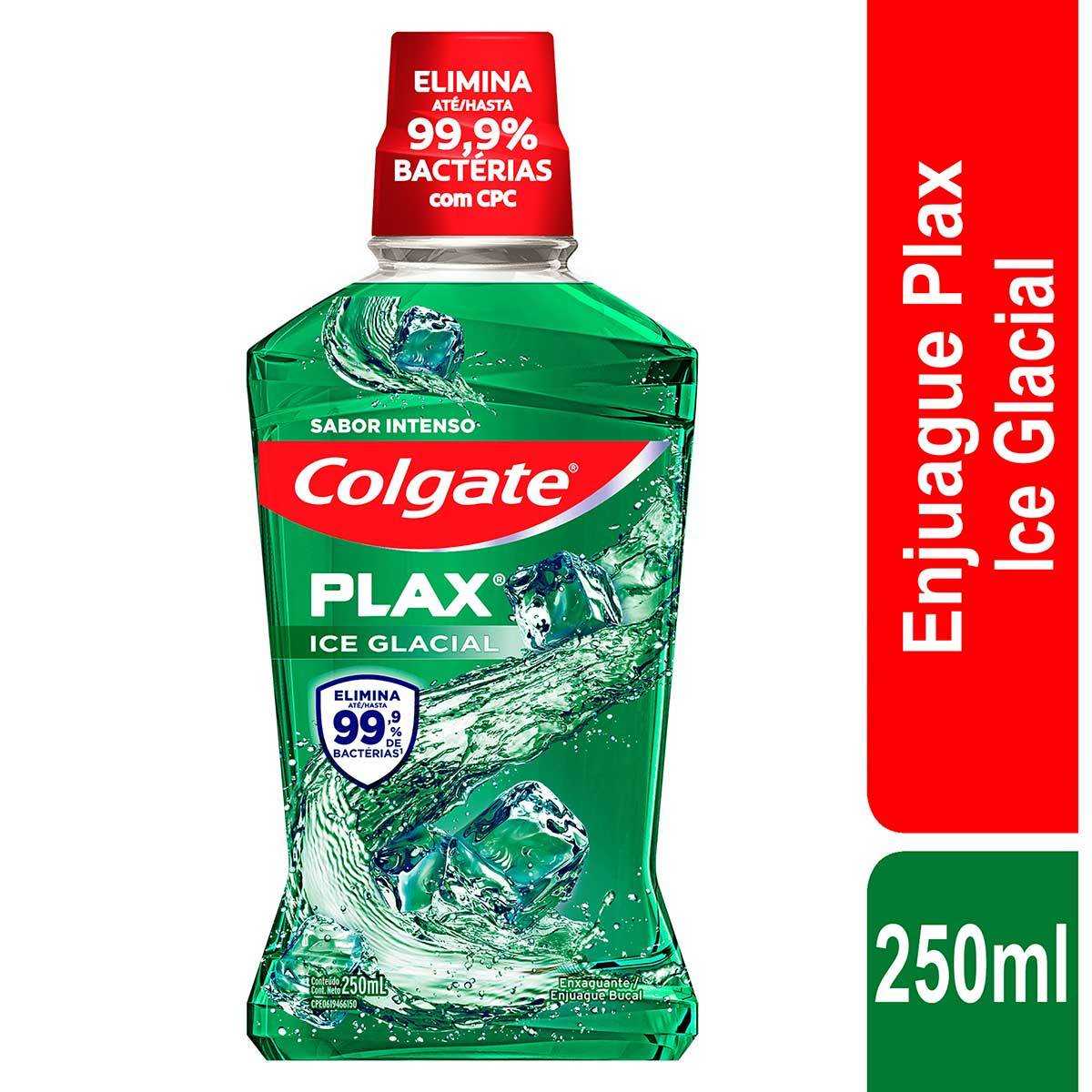 enjuague Bucal Colgate Plax Ice Glacial Frasco x 250 mL