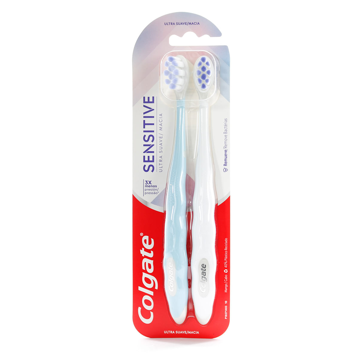 Cepillo Dental Colgate Sensitive Ultra Suave/Macia Paquete x 2 uds