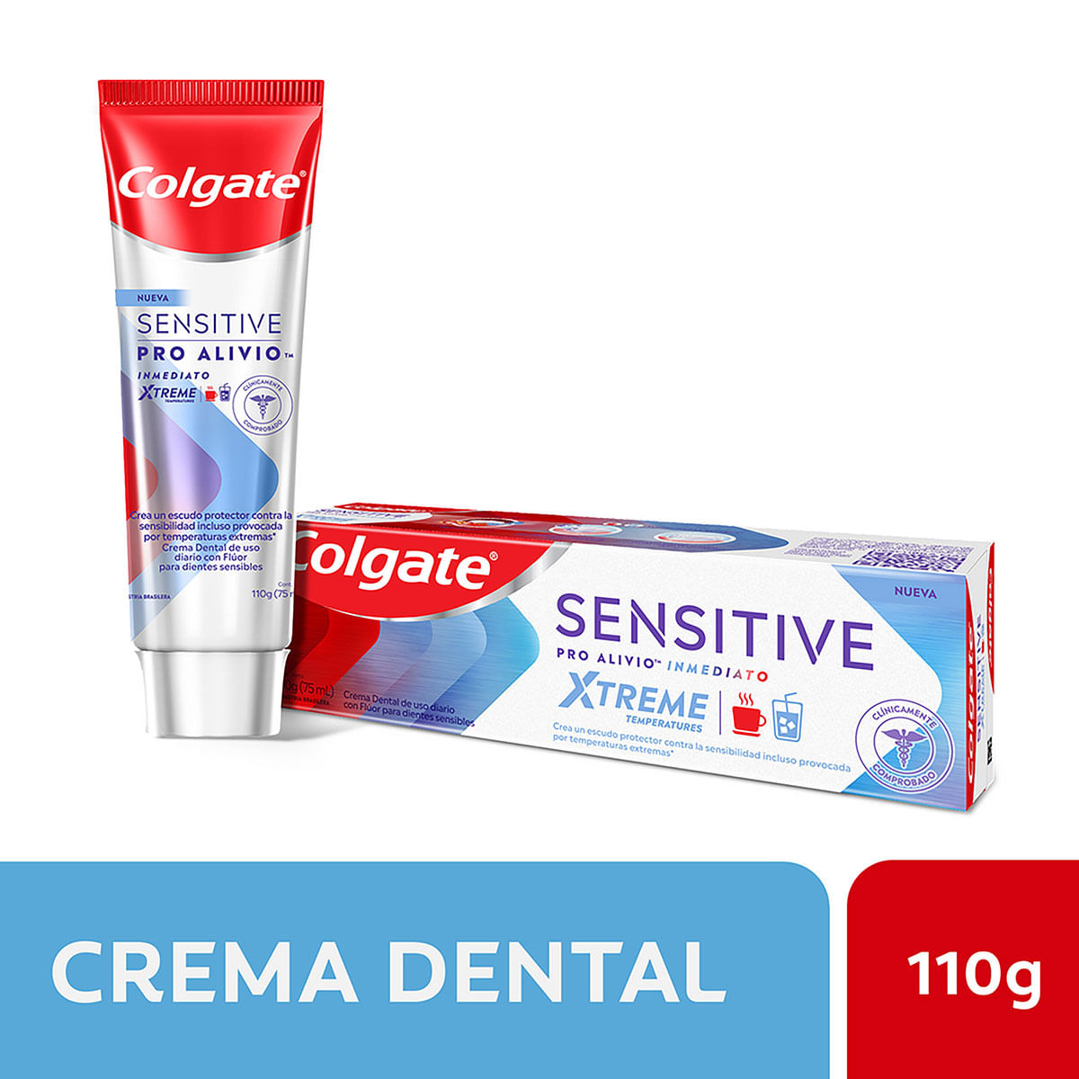 Crema Dental Colgate Sensitive Pro Alivio Xtreme Temperatures Tubo x 110 g